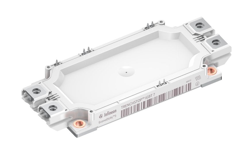 EconoDUAL™ 3 modules with TRENCHSTOP™ 1700 V IGBT7 enable highest power densities